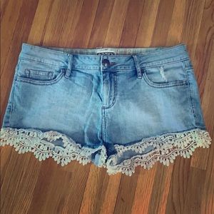 Roxy brand denim shorts